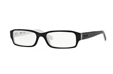 Image of DKNY DY4585B SV Prescription Eyeglasses Black-White Frame / 50 mm Prescription Lenses, 3386-5017, Select Frame Color / Lens Diameter Black-White Frame / 50 mm Prescription Lenses