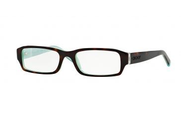 Image of DKNY DY4585B SV Prescription Eyeglasses Havana-Azure Frame / 52 mm Prescription Lenses, 3388-5217, Select Frame Color / Lens Diameter Havana-Azure Frame / 52 mm Prescription Lenses