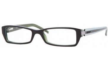 Image of DKNY DY4586 SV Prescription Eyeglasses Black/Green/Transparent Green Frame / 49 mm Prescription Lenses, 3408-4916