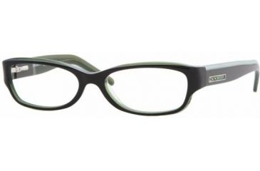 Image of DKNY DY4590 Bifocal Eyeglasses Black/Green/Transparent Green Frame / 50 mm Prescription Lenses, 3408-5015, Select Frame Color / Lens Black/Green/Transparent Green Frame / 50 mm Prescription Lenses