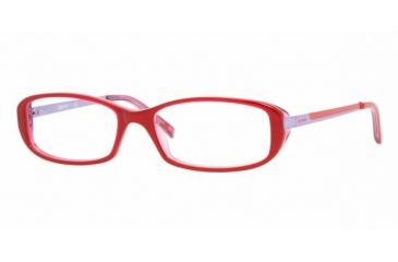 Image of DKNY DY4598 #3460 - Top Red Pink / Lilac Demo Lens Frame