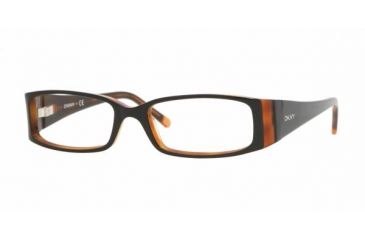 Image of DKNY DY4599 #3248 - Top Black Orange Frame, Demo Lens Lenses