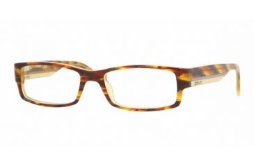 Image of DKNY DY4602 #3461 - Striped Havana Honey Frame