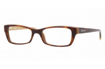 Image of DKNY DY4606 #3479 - Havana / Metallized Gold Demo Lens Frame