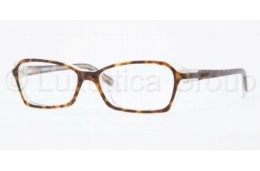 Image of DKNY DY4618 Progressive Prescription Eyeglasses 3471-5015 - Top Havana Crystal 