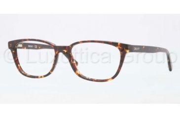 Image of DKNY DY4636 Progressive Prescription Eyeglasses 3533-5116 - Top Havana/Crystal Frame, Demo Lens Lenses