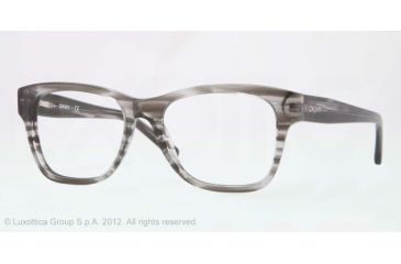Image of DKNY DY4641 Bifocal Prescription Eyeglasses 3449-52 - Striped Gray Frame, Demo Lens Lenses