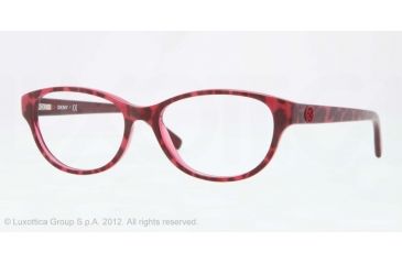 Image of DKNY DY4642 Progressive Prescription Eyeglasses 3617-51 - Top Leopard On Cyclamen Frame, Demo Lens Lenses