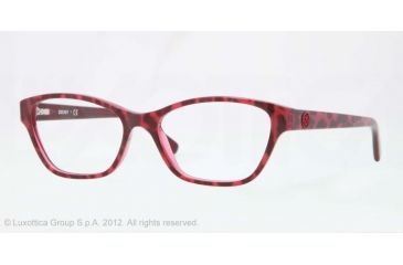 Image of DKNY DY4644 Eyeglass Frames 3617-51 - Top Leopard On Cyclamen Frame, Demo Lens Lenses
