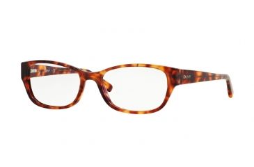 Image of DKNY DY4646 Progressive Prescription Eyeglasses 3622-51 - Havana Brown Violet Frame