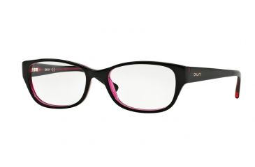 Image of DKNY DY4646 Progressive Prescription Eyeglasses 3624-51 - Orange Black Violet Frame