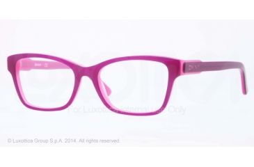 Image of DKNY DY4650 Eyeglass Frames 3637-51 - Top Violet On Cyclamen Frame