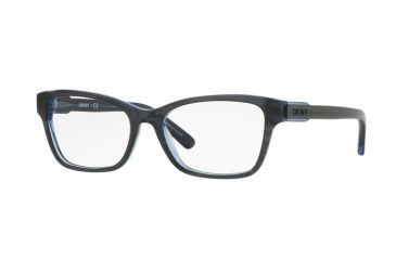 Image of DKNY DY4650 Eyeglass Frames 3656-51 - Grey On Grey Transp Frame