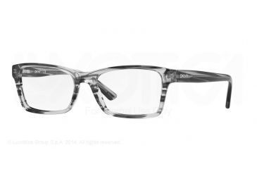 Image of DKNY DY4652 Single Vision Prescription Eyeglasses 3649-52 - Striped Grey Frame