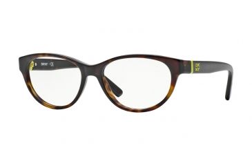 Image of DKNY DY4655 Single Vision Prescription Eyeglasses 3016-51 - Dark Tortoise Frame