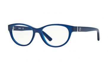 Image of DKNY DY4655 Single Vision Prescription Eyeglasses 3644-51 - Opal Blue Frame