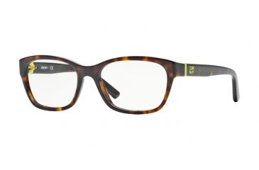 Image of DKNY DY4657 Single Vision Prescription Eyeglasses 3016-53 - Dark Tortoise Frame