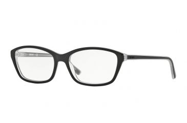 Image of DKNY DY4658 Eyeglass Frames 3582-52 - Black On Ice Frame