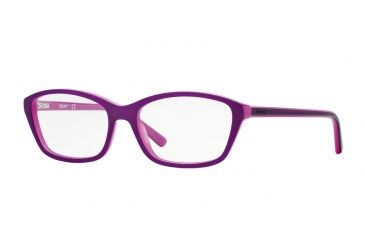 Image of DKNY DY4658 Eyeglass Frames 3637-52 - Top Violet On Cyclamen Frame