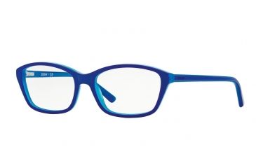 Image of DKNY DY4658 Eyeglass Frames 3645-52 - Transp Blue/opal Blue Frame