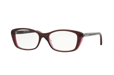 Image of DKNY DY4661 Eyeglass Frames 3655-50 - Red On Red Transp Frame