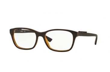 Image of DKNY DY4663 Eyeglass Frames 3667-51 - Brown Rule Frame