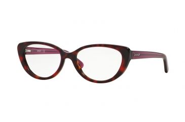 Image of DKNY DY4664 Progressive Prescription Eyeglasses 3672-52 - Orchid/tortoise Frame