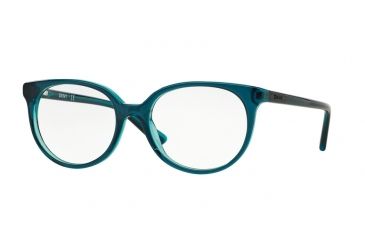 Image of DKNY DY4666 Eyeglass Frames 3677-51 - Green/green Transparent Frame