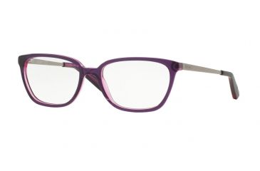 Image of DKNY DY4667 Bifocal Prescription Eyeglasses 3676-52 - Violet/violet Transparent Frame