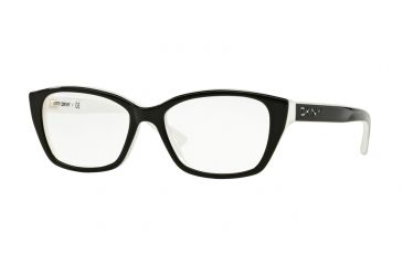 Image of DKNY DY4668 Bifocal Prescription Eyeglasses 3627-51 - Black/White Frame