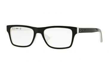 Image of DKNY DY4669 Bifocal Prescription Eyeglasses 3627-53 - Black/White Frame