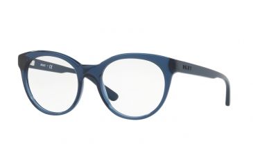 Image of DKNY DY4676 Progressive Prescription Eyeglasses 3714-51 - Blue Translucent Frame