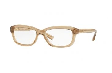 Image of DKNY DY4682 Bifocal Prescription Eyeglasses 3735-51 - Light Brown Transparent Frame