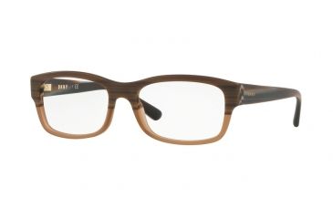Image of DKNY DY4684 Progressive Prescription Eyeglasses 3757-51 - Matte Light Brown Horn Frame