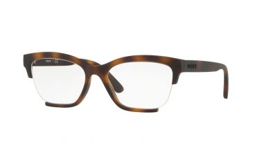 Image of DKNY DY4688 Bifocal Prescription Eyeglasses 3702-52 - Matte Dark Tortoise Frame, Demo Lenses Lenses