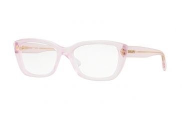 Image of DKNY DY4690 Bifocal Prescription Eyeglasses 3765-51 - Blush Transparent Frame, Demo Lenses Lenses