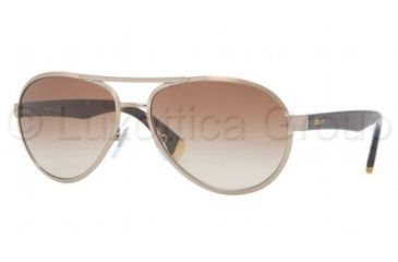 Image of DKNY DY5069 Sunglasses 101613-5815 - Brushed Copper Frame, Brown Gradient Lenses