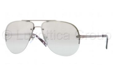 Image of DKNY DY5074 Sunglasses 10146V-6013 - Matte Gunmetal Frame, Gray Mirror Silver Gradient Lenses