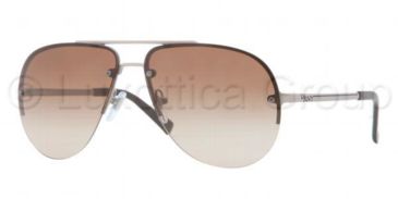 Image of DKNY DY5074 Sunglasses 120813-6013 - Matte Grey Frame, Brown Gradient Lenses