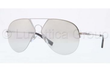 Image of DKNY DY5075 Sunglasses 10036V-5912 - Grey Frame, Mirror Silver Gradient Lenses