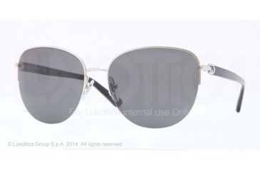 Image of DKNY DY5077 Sunglasses 100287-59 - Silver Frame, Gray Lenses