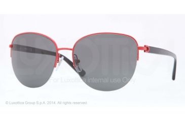 Image of DKNY DY5077 Sunglasses 105687-59 - Red Frame, Gray Lenses