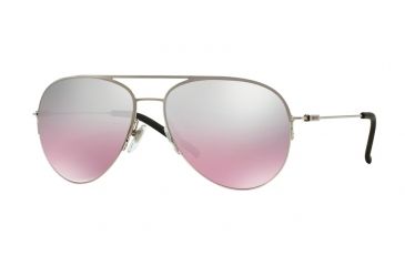 Image of DKNY DY5080 Sunglasses 10027E-58 - Silver Frame, Pink Mirror Silver Gradient Lenses
