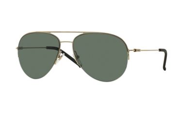 Image of DKNY DY5080 Sunglasses 118971-58 - Pale Gold Frame, Grey Green Lenses