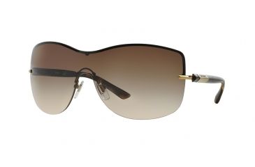 Image of DKNY DY5081 Sunglasses 118913-38 - Pale Gold Frame, Brown Gradient Lenses