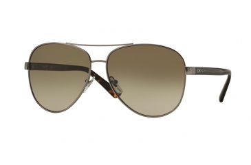 Image of DKNY DY5084 Sunglasses 123413-61 - Satin Gunmetal/dark Tortoise Frame, Brown Gradient Lenses