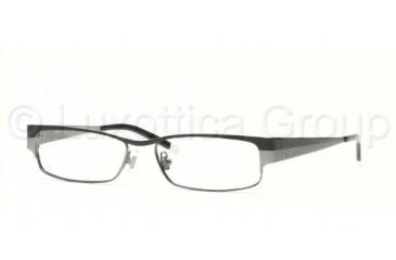 Image of DKNY DY5553 Eyeglasses Styles - Black - Gunmetal Frame w/Non-Rx 50 mm Diameter Lenses, 1080-5015