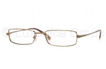 Image of DKNY DY5564 Eyeglasses Styles -  Matte Brass Frame w/Non-Rx 52 mm Diameter Lenses, 1074-5217