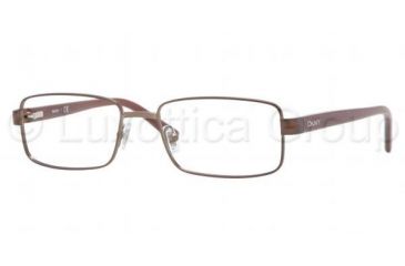 Image of DKNY DY5638 Single Vision Prescription Eyeglasses 1169-5117 - Matte Brown Frame