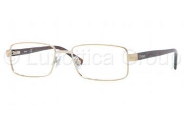 Image of DKNY DY5638 Single Vision Prescription Eyeglasses 1189-5117 - Pale Gold Frame